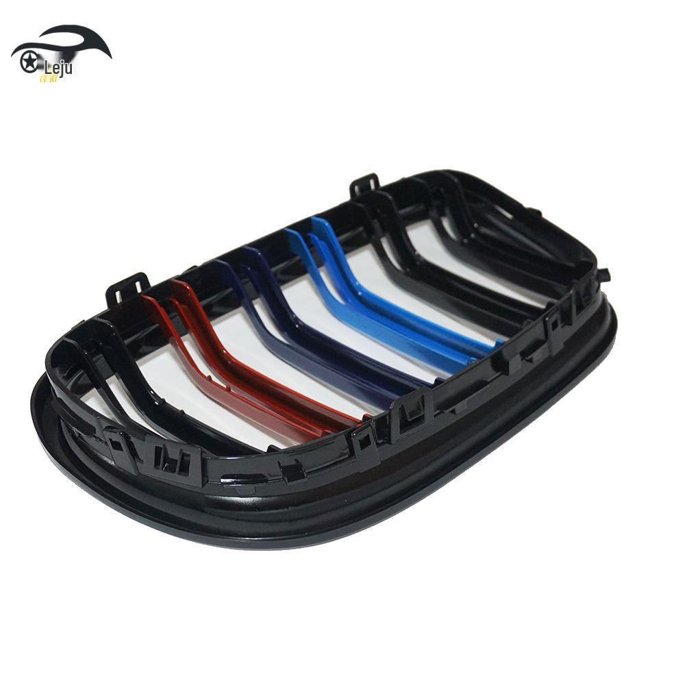 Applicable BMW 3 Series E90/E91 09-12 Grille Air Intake Three-Color Double Bar LCi Front Modification.