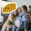 Bouquet Blanket Crochet Hand Knitted Sunflower Blanket Crocheted Sunflower Bouquet Sofa Throws For Living Room Handmade Knitting