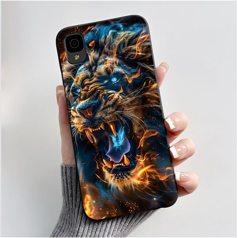 Casing For TCL 30Z 30T 30LE Phone Case Luxury Dragon Cute Cool Boys Girls Black Soft silicone Back Cover For TCL 30 Z T LE Shell