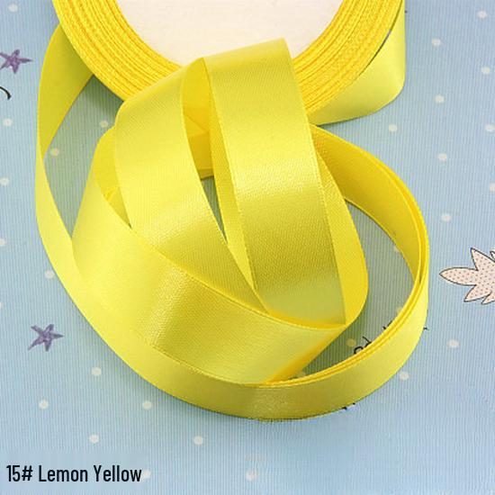 2cm Satin Polyester Ribbon for Gift, Souvenir Packaging, Wedding Cake Decoration, and Binding.
