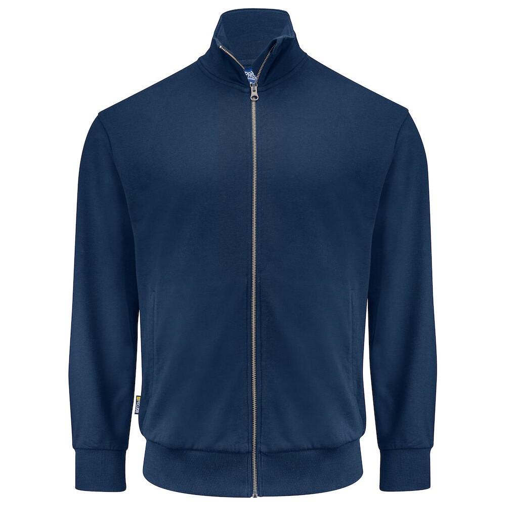 Projob Mens Plain Full Zip Sweatshirt