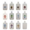 Sticlă de Apă Sfințită din Plastic Multifuncțională Creștin-Catolică Recipient Reumplibil pentru Apă Sfințită Accesorii Decorative pentru Petrecere