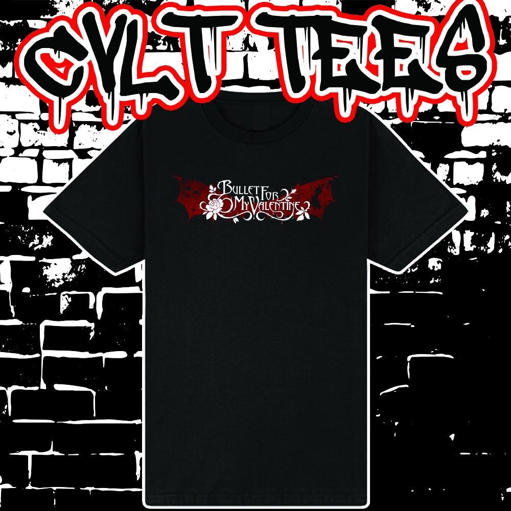 Футболка с логотипом группы в стиле Bullet For My Valentine ~ 100% Хлопок Унисекс XXXL