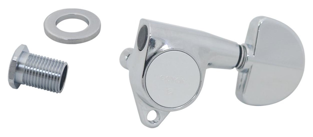 

GOTOH Electric Guitar Peg, 20 Buttons, 3+3, Chrome (05182CX) SG301-20-3+3-C