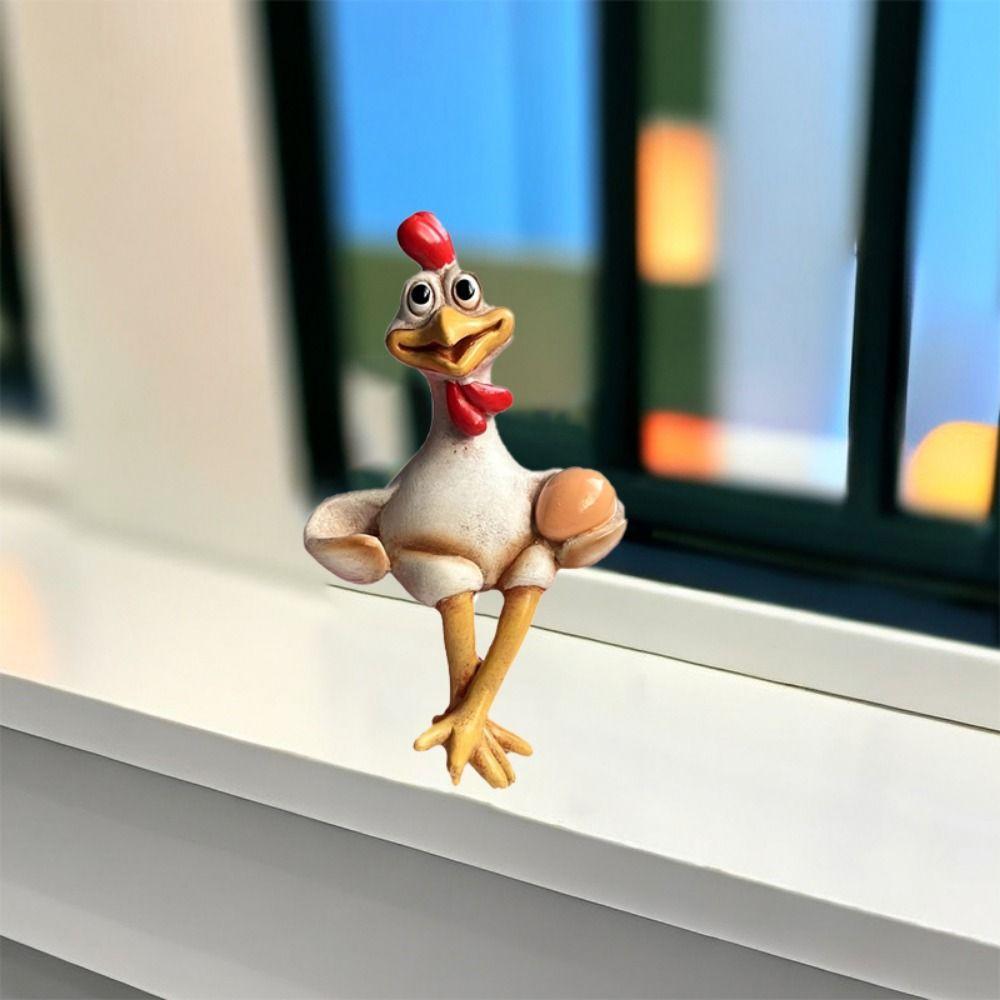 

Скульптура петуха Craft Animal Design Смола Курица Украшение Домашний Декор