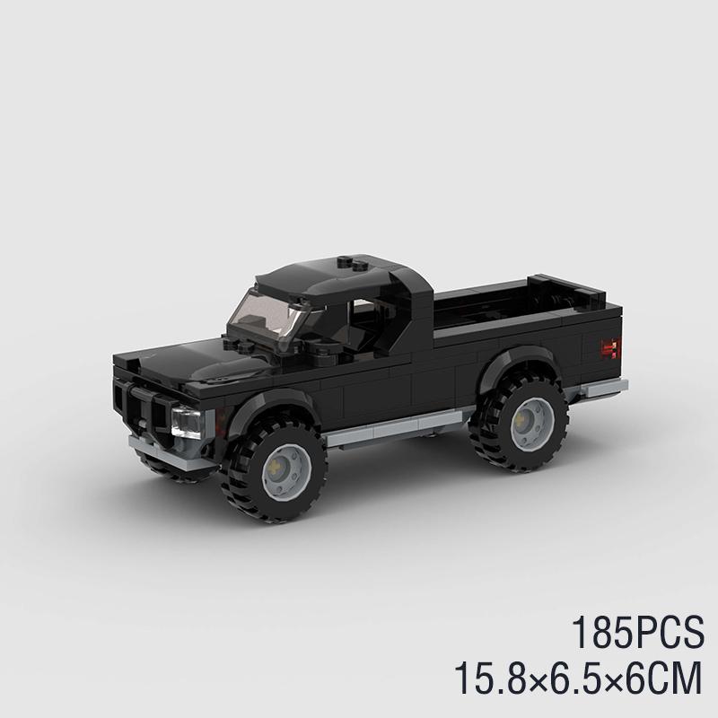 MOC Off Road Car Building Blocks Pickup Truck Bricks Cross Country Jeep SUV Humvee Speed Race City Overland Technical vehicle