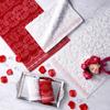 JILL STUART Bonheur Towel Gift Set, Includes 1 Handkerchief and 2 Face Towels, Red, Boxed, Flower Design, 58-3249250