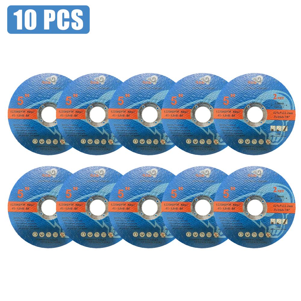 5/10/25 Adet 125mm Metal Kesme Diski Açılı Taşlama Testere Bıçağı Kesme Diski Çarkları Testere Bıçakları Metal Paslanmaz Çelik için