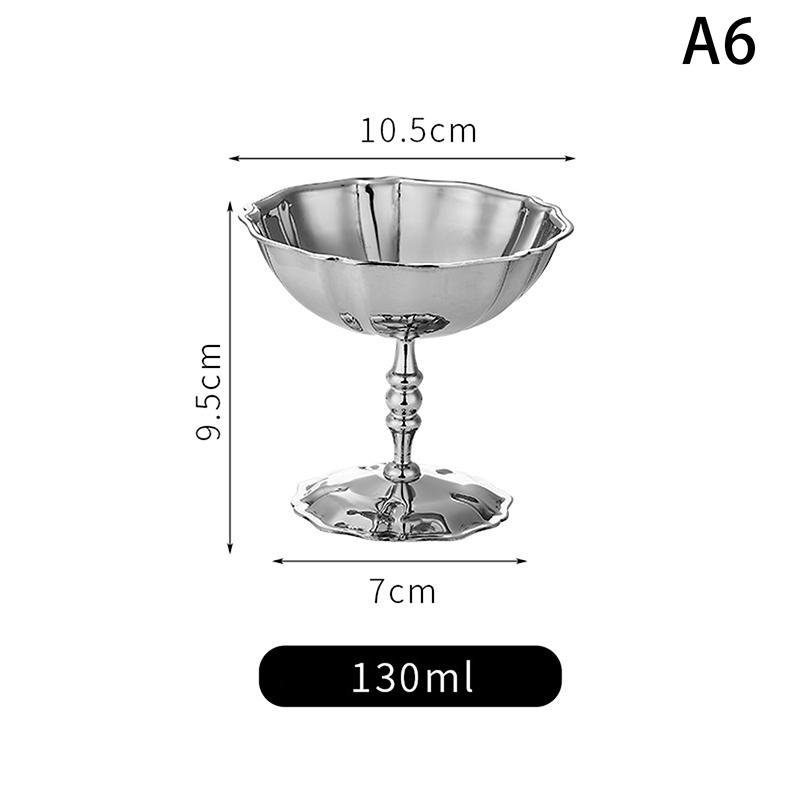 

Стаканчик для мороженого из нержавеющей стали, десертная чаша для пудинга, десертный стаканчик с высоким основанием, блюдо для подачи фруктового салата, блюдо для закусок на торт