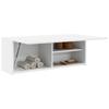 VidaXL Armoire murale de bain blanc 80x25x30 cm bois d'ingénierie 860076
