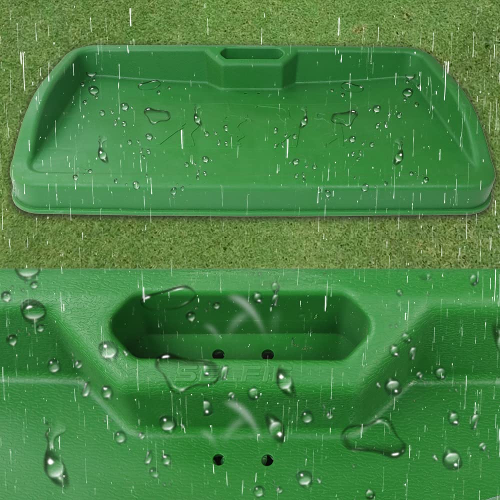 Držák na golfové míčky, držák na mobilní telefon, Record Golf Eighty Ball, těžký gumový golfový tác, kompatibilní se všemi odpalovacími podložkami - švih, kapacita,