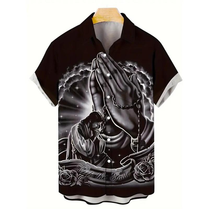 

Рубашка мужская с короткими рукавами Daily Hawaiian, рубашка с короткими рукавами для любителей бейсбола, летняя повседневная рубашка с короткими рукавами для активного отдыха 2XL