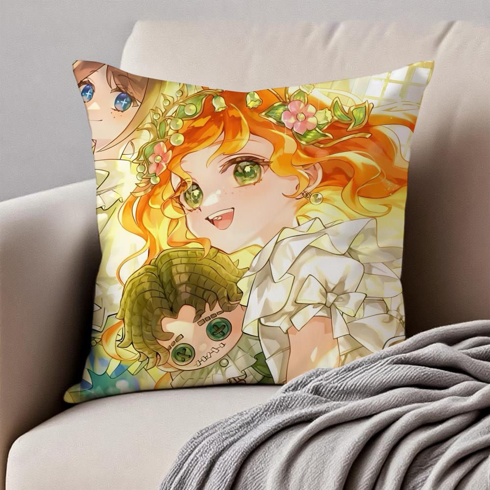 I-Identity V Memory Little Girl A-Alice Deross Cushion Cover Pillowcase Anti-Dustmite Invisible Zipper Short Plush Sofa Cushion