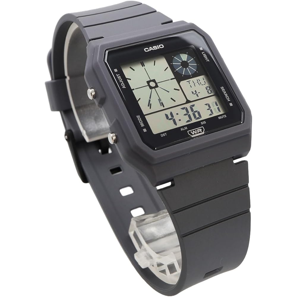 Casio LF-20W-8A2 Unisex Digital Analog Display Watch Gray Standard Model