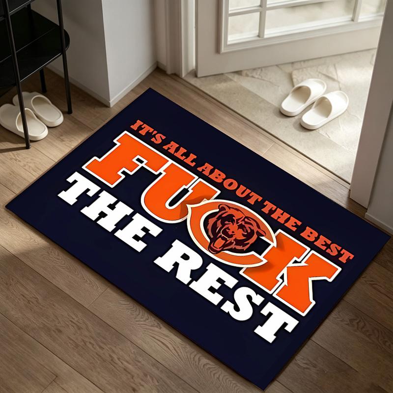 Chicago Bears A Rug Suitable for Office Chair Areas Living Rooms and Computer Desks Perfect for Home Offices and an Ideal Holiday Gift