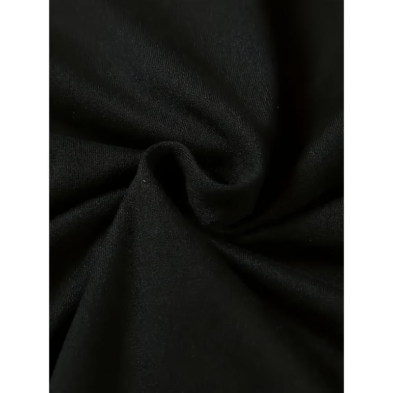 Women's Vibrant American Guitar Print Tee Musical Notes Casual Short Sleeve Crew Neck Top