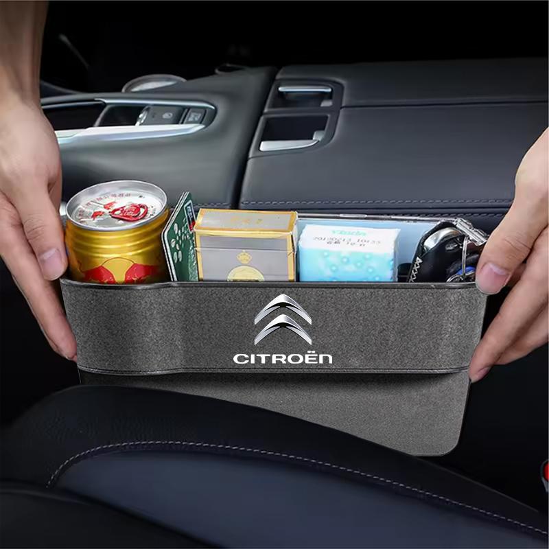 Auto Sitzlücken Aufbewahrungsbox Universelle Sitzbox Auto Organizer Für Citroen C1 C2 C4 C5 C3 C4L C8 Berlingo Xsara Picasso Zubehör