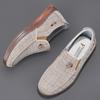 Men's Slip-on Old Beijing Canvas Shoes - Breathable, Non-slip, Wear-resistant Sole, Spring/Autumn Casual Footwear