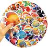 50pcs Cute Fish Stickers Animals for Hand Account Mobile Phone Laptop Luggage Skateboard Waterproof Stickers