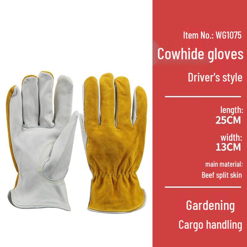 

Maihan Professional Cowhide Gardening Gloves One Size
