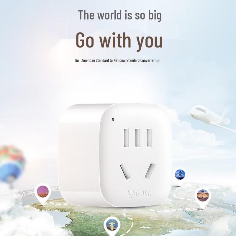 BULL International Travel Power Adapter
