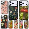 Mushroom Frog Shockproof Phone Case for iPhone 17 Air 16e 15 11 12 14 13 Pro Max Cover Coque