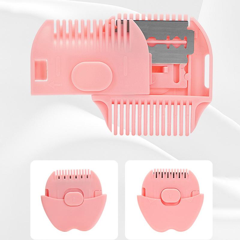 2 In1 Baby Hair Clippers Comb Multi-Functional Trim Bangs And Comb Split Ends Cutter For Children'S Hair Haircutting Tools