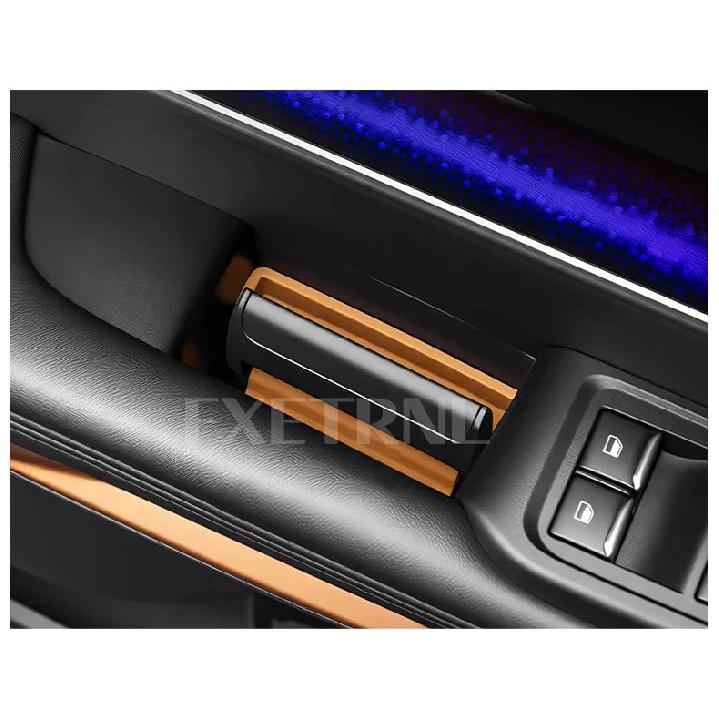 Silicone Pour Ford Ranger 2023 2024 2025 Boîte de Rangement Organisateur de Poignée de Porte de Voiture Plateau Accessoires de Modification d'Intérieur Automobile