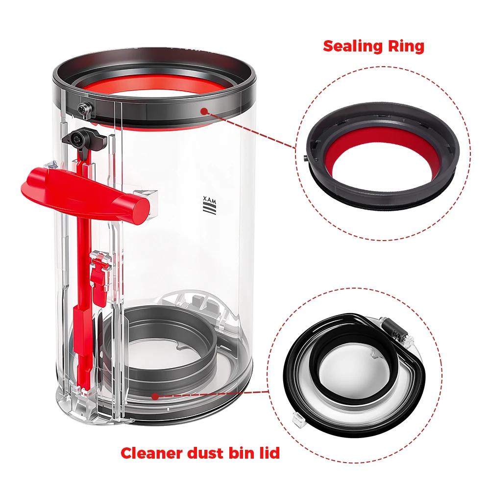 Upgraded Canister with HEPA Filter Replacement for Dyson V11 V15 SV14 SV15 SV22 Vacuum Cleaner Dust Bin Spare Part Dust Bucket
