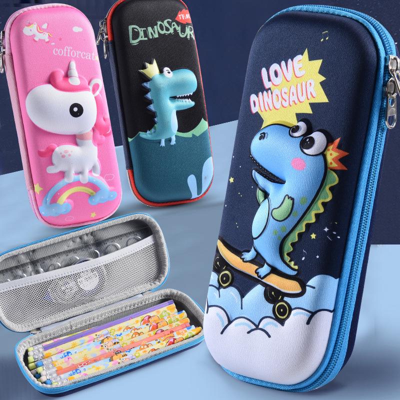 2022 New 3D Cartoon Pencil Case - Large Capacity, Waterproof, Stain-Resistant for Elementary Students