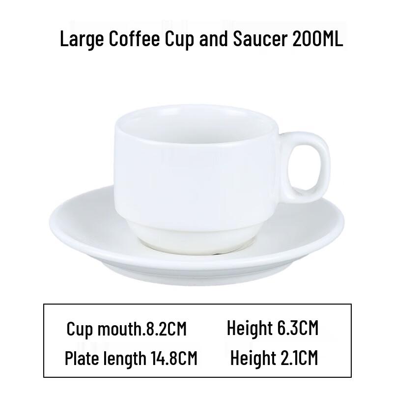 

Xidien Ceramic Coffee Cup and Saucer Set