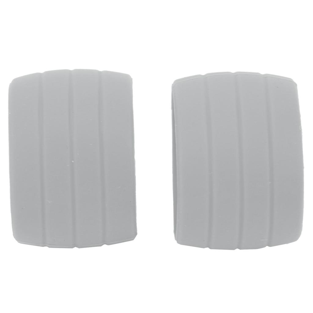 Bike Silicone Elastic Strap Fixing Ring AntiSkip Plugs Strap Loops for Road Bike Bar Tape(Gray )