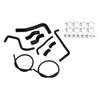 Silicone Radiator coolant Hose Fit For Suzuki SV 650 SV650 2016-2025 Black