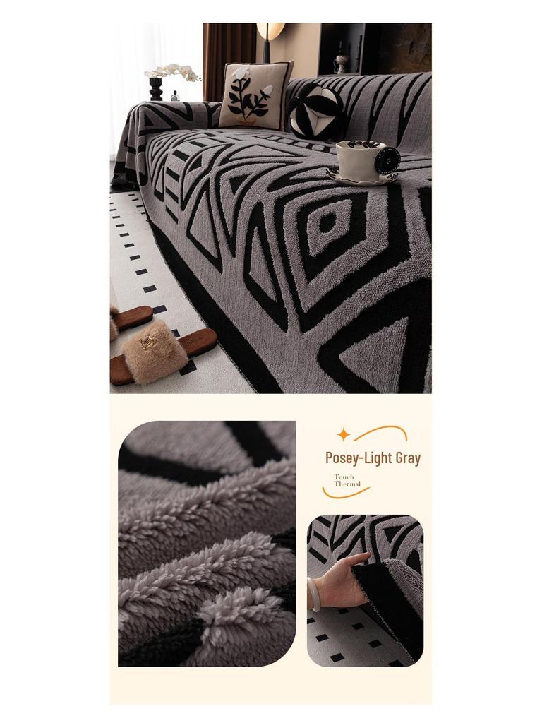 Chenille Universal Sofa Slipcover - Dustproof & All-Season Protection