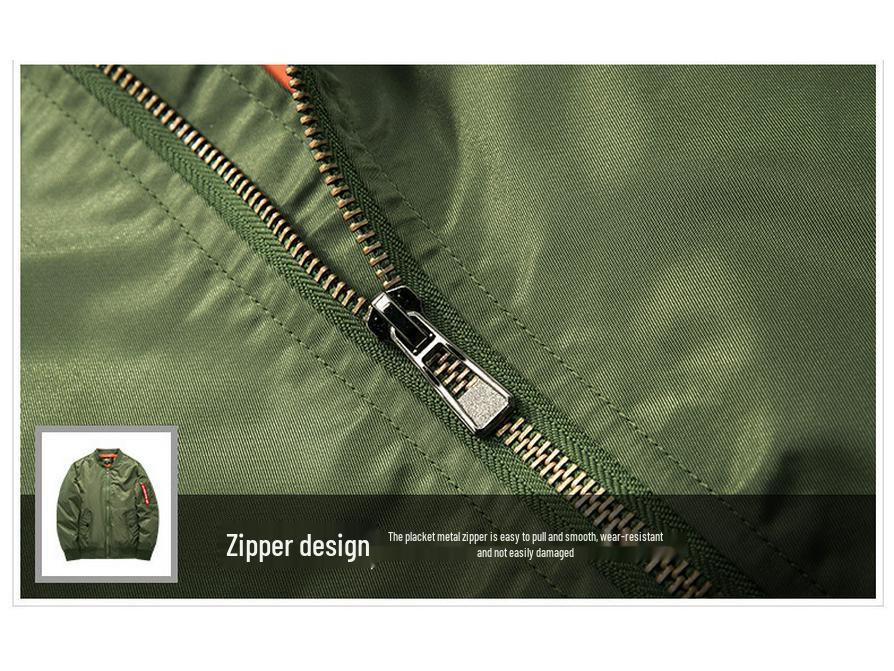 2019 Übergröße Herren Casual Stehkragen Air Force One MA01 Pilot Baseballjacke