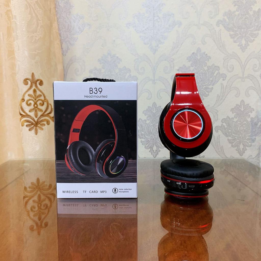 Wireless Bluetooth Headset Foldable Headphones HiFi Stereo Earphone With Mic Support SD Card FM For Xiaomi Iphone Sumsamg Phone