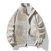 Men's Jacket Double-sided Men's Jacket Youth Casual Trend Loose Men's Stand-up Collar Coat
