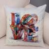 Home Decor Abstract Street Art Animal Cushion Cover Graffiti Gamepad Sofa