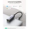 USB Ethernet Adapter - UGREEN - RJ45 - Aluminum - 1000 Mbps - LED Indicator