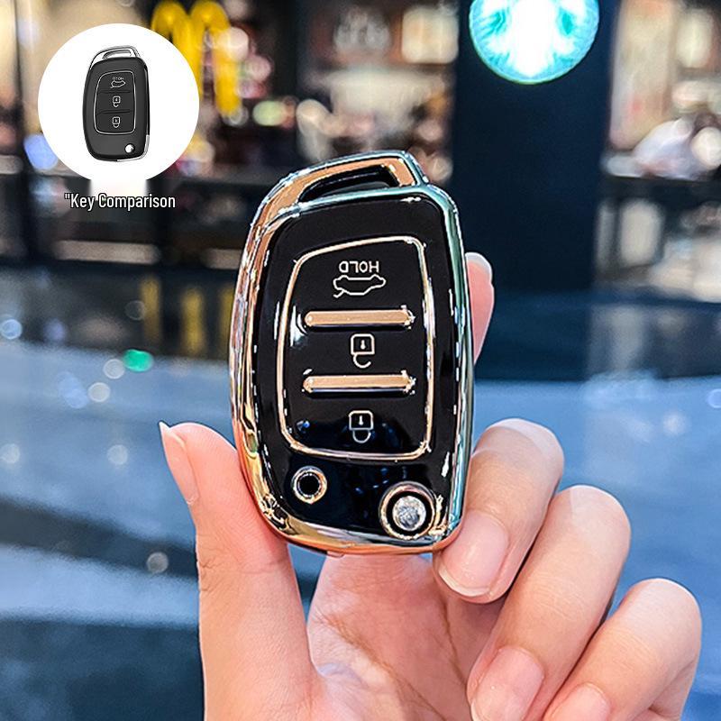 

Beijing Hyundai Elantra, New Verna, Celesta Folding Key Cover for Women