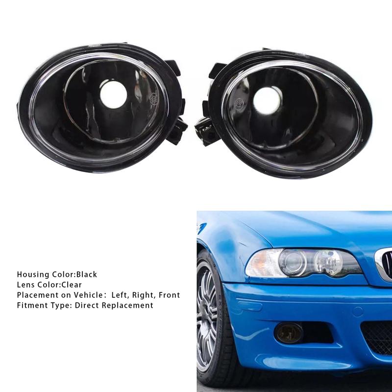 Artudatech Pair Front Fog Light Lamps Without Bulbs For  BMW E46 3 Series 2001-2006 Car Accessories