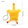 Funny Egg Laying Chicken Novelty Squeezable Small Toy, for Relieve Stress Prank Props, Kids Birthday Party Favors Pinata Filling