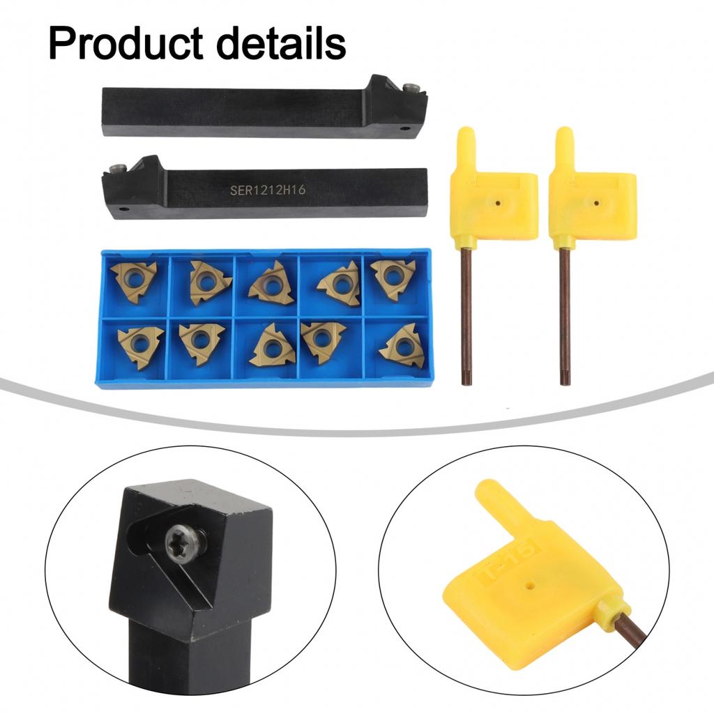 Efficient Cutting Solutions CARBIDE INSERTS for SER1212H16 Holder Kit
