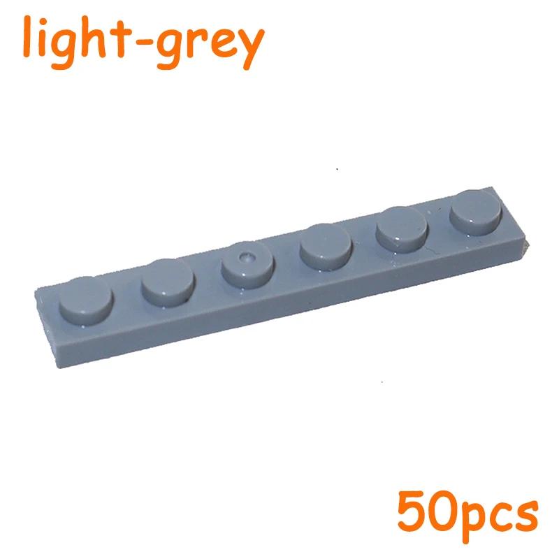 

50 pcs 3666 Size Option 1x6 Dot Plate Custom Creation Assemble Particles DIY Creating Pieces 1*6 Figures Bricks Learning Imaginative Toy for Kid