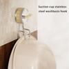 Suction Cup Hook Wall Mount Organizer Ideal For Basins Bathroom Accessories No Drilling Needed Washbasin Hanger