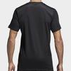 adidas T Shirts Men's Black Crew Neck Moderate Straight Fit CE9021