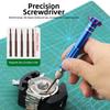 Watch Repair Tool Kit 11 Piece With Case Opener Screwdriver Spring Bar Remover For Watch Band Adjustment Battery Replacement