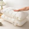 One Pair Polyester Fiber Soft Pillows Machine Washable Cervical Pillow Luxury Bed Pillows Hotel