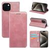 Apple iPhone 16/15 Plus/14 Pro Max Leather Magnetic Wallet Case with Card Slot
