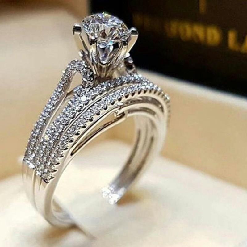 Viya Jewelry Couple Set Ring Jewelry Ladies Engagement Ring